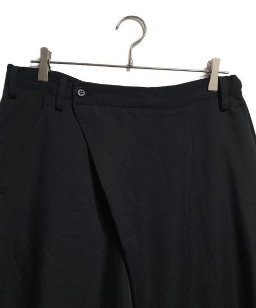 GROUND Y（グラウンドワイ）GROUND Y (グラウンドワイ) ウールサルエルパンツ/Wool Sarouel Pants ブラック サイズ:3の古着・服飾アイテム