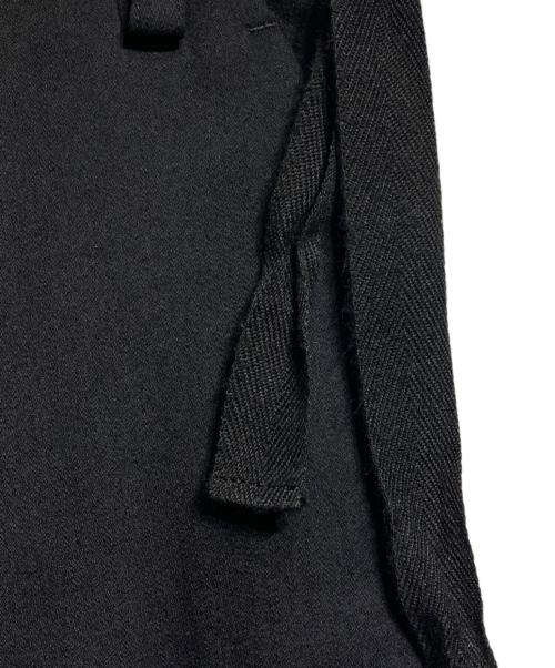 GROUND Y（グラウンドワイ）GROUND Y (グラウンドワイ) ウールサルエルパンツ/Wool Sarouel Pants ブラック サイズ:3の古着・服飾アイテム