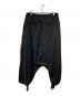 GROUND Y (グラウンドワイ) ウールサルエルパンツ/Wool Sarouel Pants ブラック サイズ:3：28000円