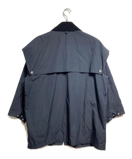 JANE SMITH（ジェーンスミス）JANE SMITH (ジェーンスミス) COTTON POLYESTER LOGGER HALF COAT/コットンポリエステル混紡ロガーハーフコート ネイビー サイズ:36の古着・服飾アイテム