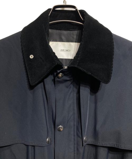 JANE SMITH（ジェーンスミス）JANE SMITH (ジェーンスミス) COTTON POLYESTER LOGGER HALF COAT/コットンポリエステル混紡ロガーハーフコート ネイビー サイズ:36の古着・服飾アイテム