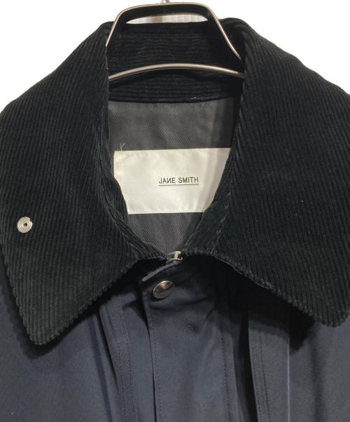 JANE SMITH（ジェーンスミス）JANE SMITH (ジェーンスミス) COTTON POLYESTER LOGGER HALF COAT/コットンポリエステル混紡ロガーハーフコート ネイビー サイズ:36の古着・服飾アイテム