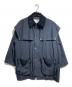 JANE SMITH（ジェーンスミス）の古着「COTTON POLYESTER LOGGER HALF COAT/コットンポリエステル混紡ロガーハーフコート」｜ネイビー