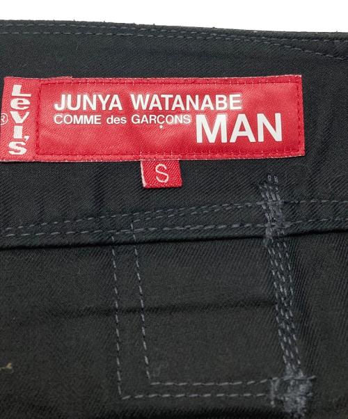 LEVI'S（リーバイス）LEVI'S COMME des GARCONS JUNYA WATANABE MAN サスペンダー付ペインターパンツ/painter pants with suspenders ブラック サイズ:Sの古着・服飾アイテム