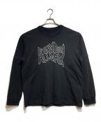 sacaiサカイ）の古着「geoff sacai Print L/S T-Shirt」｜ブラック