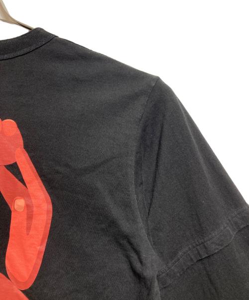 sacai（サカイ）sacai (サカイ) geoff sacai Print L/S T-Shirt ブラック サイズ:Sの古着・服飾アイテム
