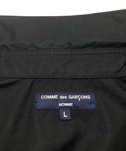 COMME des GARCONS HOMME（コムデギャルソン オム）COMME des GARCONS HOMME (コムデギャルソン オム) 綿ブロードシャツジャケット/Double-Knee Stripe Overalls ブラック サイズ:Lの古着・服飾アイテム