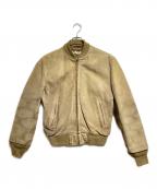 Schottショット）の古着「スエードブルゾン/Suede blouson」｜ベージュ