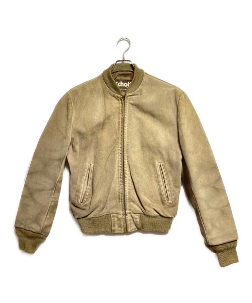 Schott（ショット）Schott (ショット) スエードブルゾン/Suede blouson ベージュ サイズ:40の古着・服飾アイテム