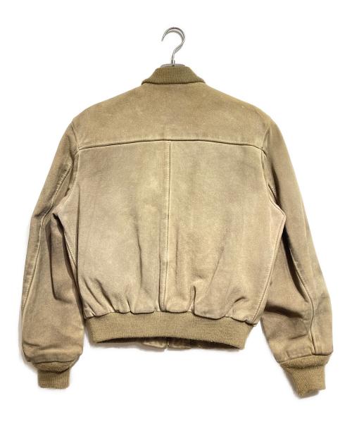 Schott（ショット）Schott (ショット) スエードブルゾン/Suede blouson ベージュ サイズ:40の古着・服飾アイテム
