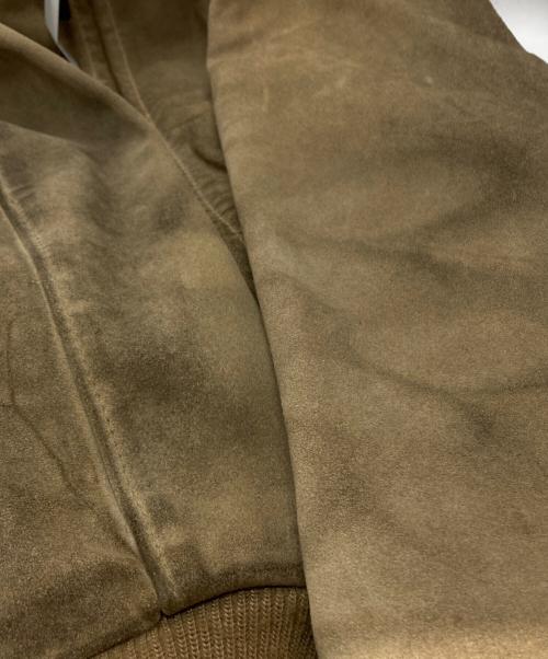 Schott（ショット）Schott (ショット) スエードブルゾン/Suede blouson ベージュ サイズ:40の古着・服飾アイテム