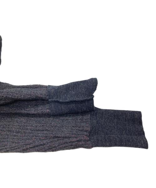 Vivienne Westwood man（ヴィヴィアン ウェストウッド マン）Vivienne Westwood man (ヴィヴィアン ウェストウッド マン) オーブ刺繍ダブルジップニットパーカー/Double-zip knit hoodie グレー サイズ:46の古着・服飾アイテム