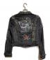 DIESEL (ディーゼル) デザインデニムジャケット/Designer denim jacket ブラック サイズ:Ｓ：28000円
