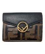 FENDIフェンディ）の古着「バケットマイクロ財布/Bucket Micro Wallet」｜ブラック