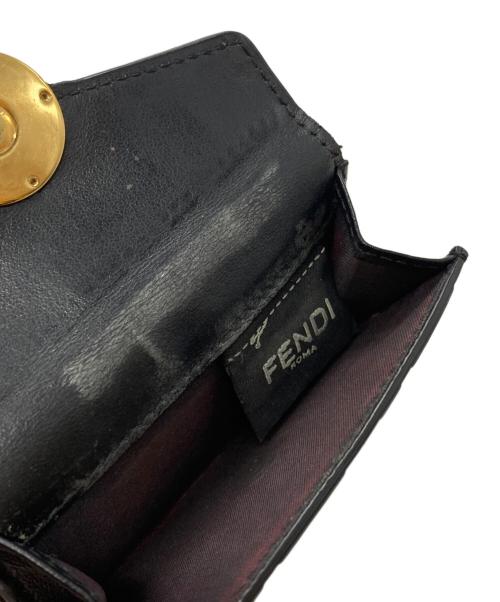 FENDI（フェンディ）FENDI (フェンディ) バケットマイクロ財布/Bucket Micro Wallet ブラックの古着・服飾アイテム