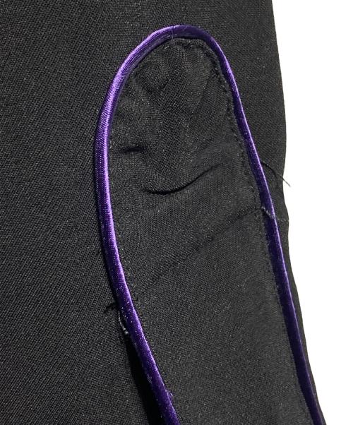 Needles（ニードルズ）Needles (ニードルズ) パイピング カウボーイ ジャケット/Piping Cowboy Jacket  ブラック×パープル サイズ:Lの古着・服飾アイテム