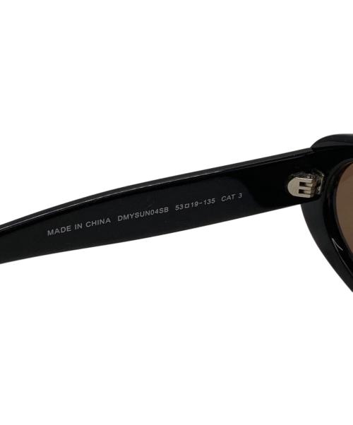 DMY Studios（ディーエムワイ スタジオ）DMY Studios (ディーエムワイ スタジオ) オーバルサングラス/Oval sunglasses ブラック サイズ:53□19-135の古着・服飾アイテム