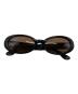 DMY Studios（ディーエムワイ スタジオ）の古着「オーバルサングラス/Oval sunglasses」｜ブラック