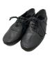 YOHJI YAMAMOTO（ヨウジヤマモト）の古着「スムースタンニンレザーギャザーローカットシューズ/Smooth Tan Leather Gathered Low-Cut Shoes」｜ブラック