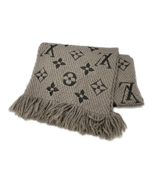 LOUIS VUITTON（ルイ ヴィトン）LOUIS VUITTON (ルイ ヴィトン) エシャルプ・ロゴマニア/Echarpe Logomania グレージュの古着・服飾アイテム