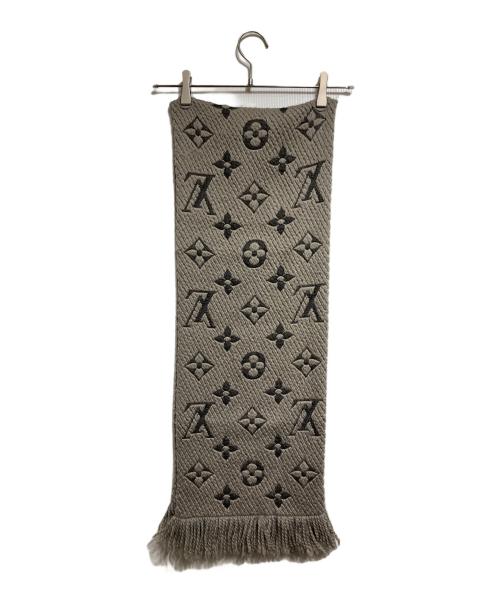 LOUIS VUITTON（ルイ ヴィトン）LOUIS VUITTON (ルイ ヴィトン) エシャルプ・ロゴマニア/Echarpe Logomania グレージュの古着・服飾アイテム