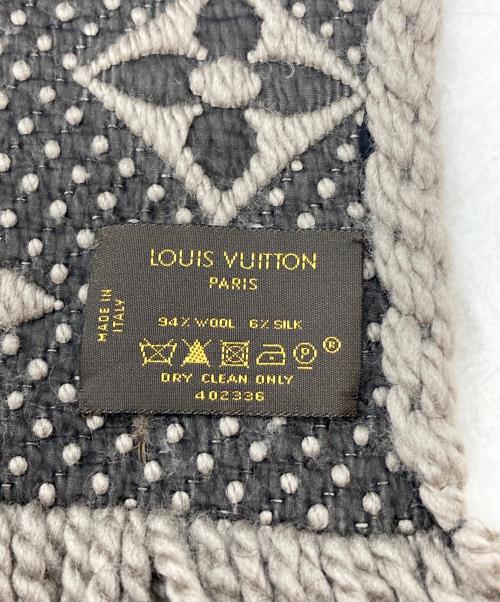 LOUIS VUITTON（ルイ ヴィトン）LOUIS VUITTON (ルイ ヴィトン) エシャルプ・ロゴマニア/Echarpe Logomania グレージュの古着・服飾アイテム