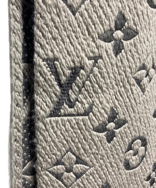 LOUIS VUITTON（ルイ ヴィトン）LOUIS VUITTON (ルイ ヴィトン) エシャルプ・ロゴマニア/Echarpe Logomania グレージュの古着・服飾アイテム