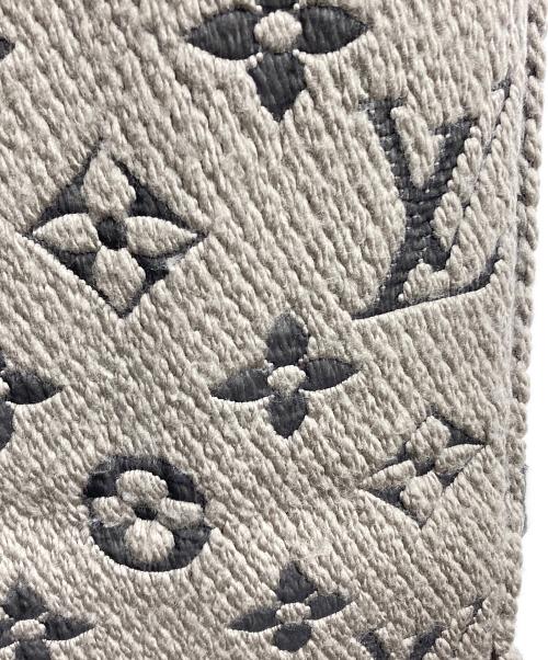 LOUIS VUITTON（ルイ ヴィトン）LOUIS VUITTON (ルイ ヴィトン) エシャルプ・ロゴマニア/Echarpe Logomania グレージュの古着・服飾アイテム