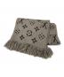 LOUIS VUITTON（ルイ ヴィトン）の古着「エシャルプ・ロゴマニア/Echarpe Logomania」｜グレージュ