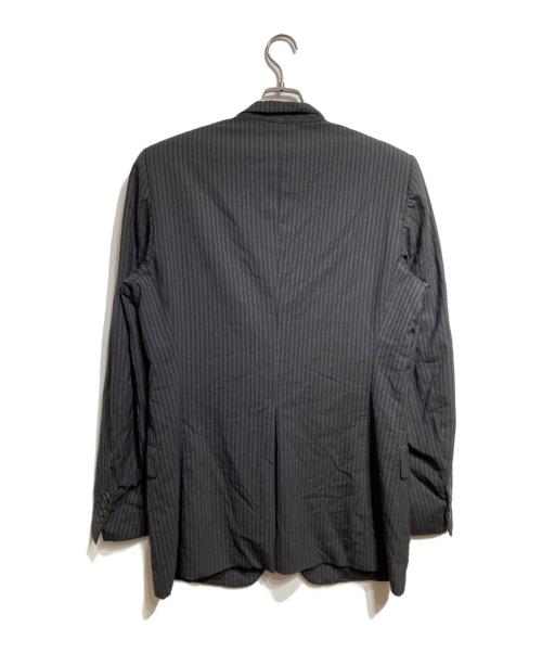 DIOR HOMME（ディオール オム）Dior Homme (ディオール オム) 2Bストライプジャケット グレー サイズ:52の古着・服飾アイテム