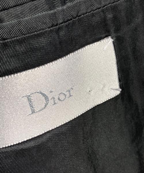 DIOR HOMME（ディオール オム）Dior Homme (ディオール オム) 2Bストライプジャケット グレー サイズ:52の古着・服飾アイテム