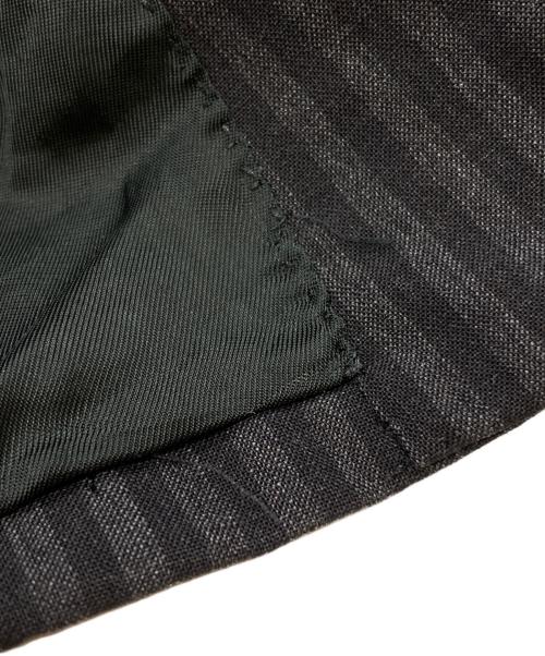 DIOR HOMME（ディオール オム）Dior Homme (ディオール オム) 2Bストライプジャケット グレー サイズ:52の古着・服飾アイテム