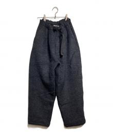 Oblada（オブラダ）の古着「ウールフリースパンツ/Wool fleece pants」｜グレー
