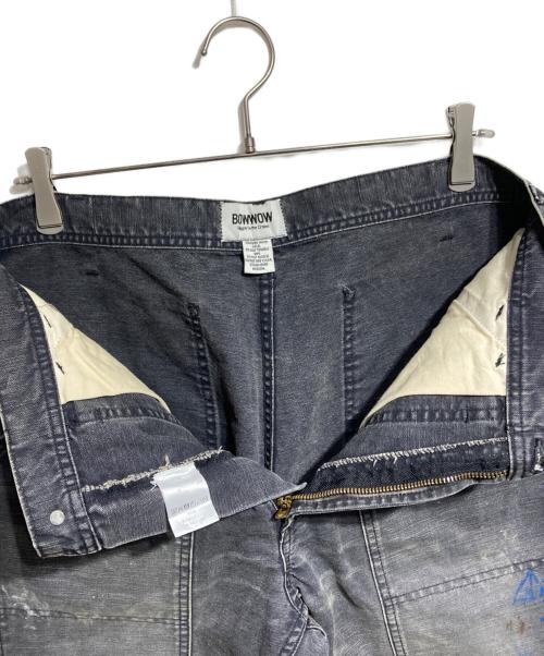 BOWWOW（バウワウ）BOWWOW (バウワウ) DOUBLE KNEE DUCK PAINTER PANTS AGEING/ダブルニー・ダック・ペインターパンツ グレー サイズ:XLの古着・服飾アイテム
