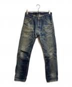Trophy Clothingトロフィークロージング）の古着「1606ダブルニーダートデニムパンツ/1606 Double-Knee Dirt Denim Pants」｜インディゴ