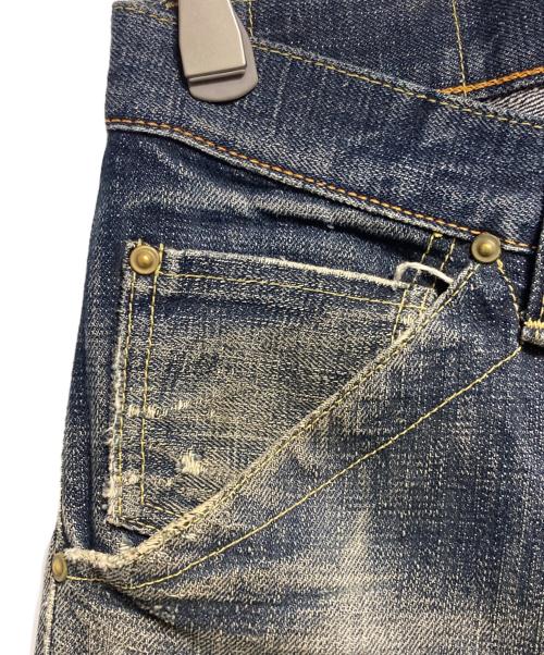 Trophy Clothing（トロフィークロージング）TROPHY CLOTHING (トロフィークロージング) 1606ダブルニーダートデニムパンツ/1606 Double-Knee Dirt Denim Pants インディゴ サイズ:32の古着・服飾アイテム