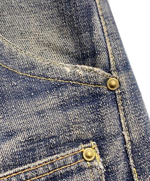 Trophy Clothing（トロフィークロージング）TROPHY CLOTHING (トロフィークロージング) 1606ダブルニーダートデニムパンツ/1606 Double-Knee Dirt Denim Pants インディゴ サイズ:32の古着・服飾アイテム