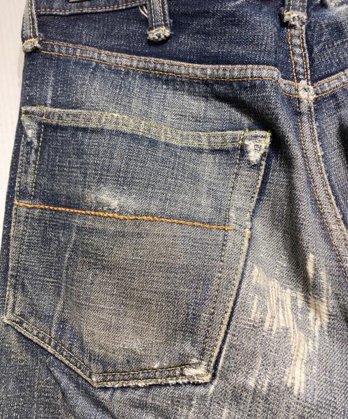 Trophy Clothing（トロフィークロージング）TROPHY CLOTHING (トロフィークロージング) 1606ダブルニーダートデニムパンツ/1606 Double-Knee Dirt Denim Pants インディゴ サイズ:32の古着・服飾アイテム