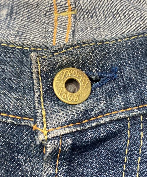 Trophy Clothing（トロフィークロージング）TROPHY CLOTHING (トロフィークロージング) 1606ダブルニーダートデニムパンツ/1606 Double-Knee Dirt Denim Pants インディゴ サイズ:32の古着・服飾アイテム