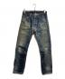 TROPHY CLOTHING（トロフィークロージング）の古着「1606ダブルニーダートデニムパンツ/1606 Double-Knee Dirt Denim Pants」｜インディゴ