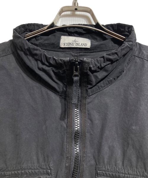 STONE ISLAND（ストーンアイランド）STONE ISLAND (ストーンアイランド) コットンアノラックプルオーバー/Cotton Anorak Pullover ブラック サイズ:Lの古着・服飾アイテム
