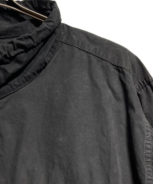 STONE ISLAND（ストーンアイランド）STONE ISLAND (ストーンアイランド) コットンアノラックプルオーバー/Cotton Anorak Pullover ブラック サイズ:Lの古着・服飾アイテム