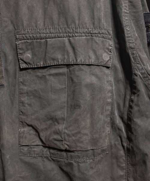 STONE ISLAND（ストーンアイランド）STONE ISLAND (ストーンアイランド) コットンアノラックプルオーバー/Cotton Anorak Pullover ブラック サイズ:Lの古着・服飾アイテム