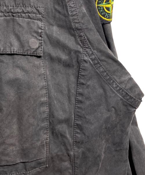 STONE ISLAND（ストーンアイランド）STONE ISLAND (ストーンアイランド) コットンアノラックプルオーバー/Cotton Anorak Pullover ブラック サイズ:Lの古着・服飾アイテム