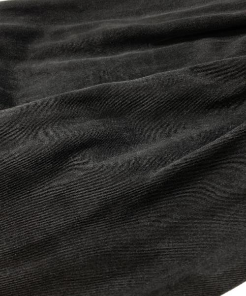 Saint Laurent Paris（サンローランパリ）Saint Laurent Paris (サンローランパリ) ステッチワークデニムウエスタンシャツ/Stitch-detail denim Western shirt ブラック サイズ:Lの古着・服飾アイテム