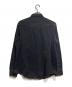 Saint Laurent Paris (サンローランパリ) ステッチワークデニムウエスタンシャツ/Stitch-detail denim Western shirt ブラック サイズ:L：23000円