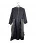 COMME des GARCONS (コムデギャルソン) ドッキングフラワー装飾ワンピース/Floral-Accented Hybrid Dress ネイビー×グレー サイズ:M：28000円