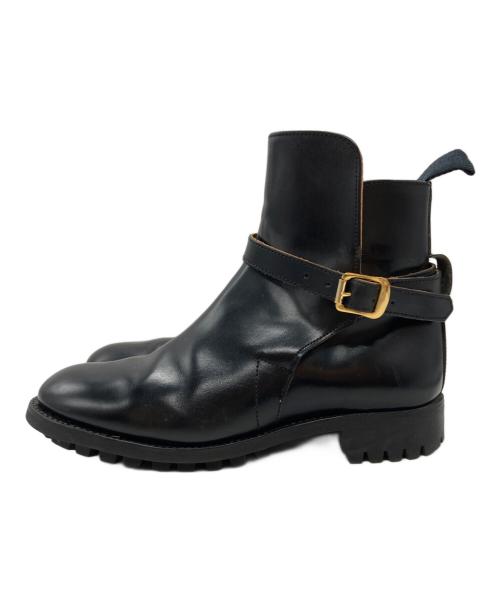 SANDERS（サンダース）SANDERS (サンダース) ベルトアンクルブーツ/Belted ankle boots ブラック サイズ:4の古着・服飾アイテム