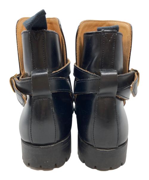 SANDERS（サンダース）SANDERS (サンダース) ベルトアンクルブーツ/Belted ankle boots ブラック サイズ:4の古着・服飾アイテム