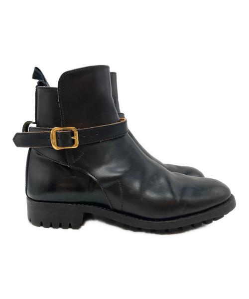 SANDERS（サンダース）SANDERS (サンダース) ベルトアンクルブーツ/Belted ankle boots ブラック サイズ:4の古着・服飾アイテム